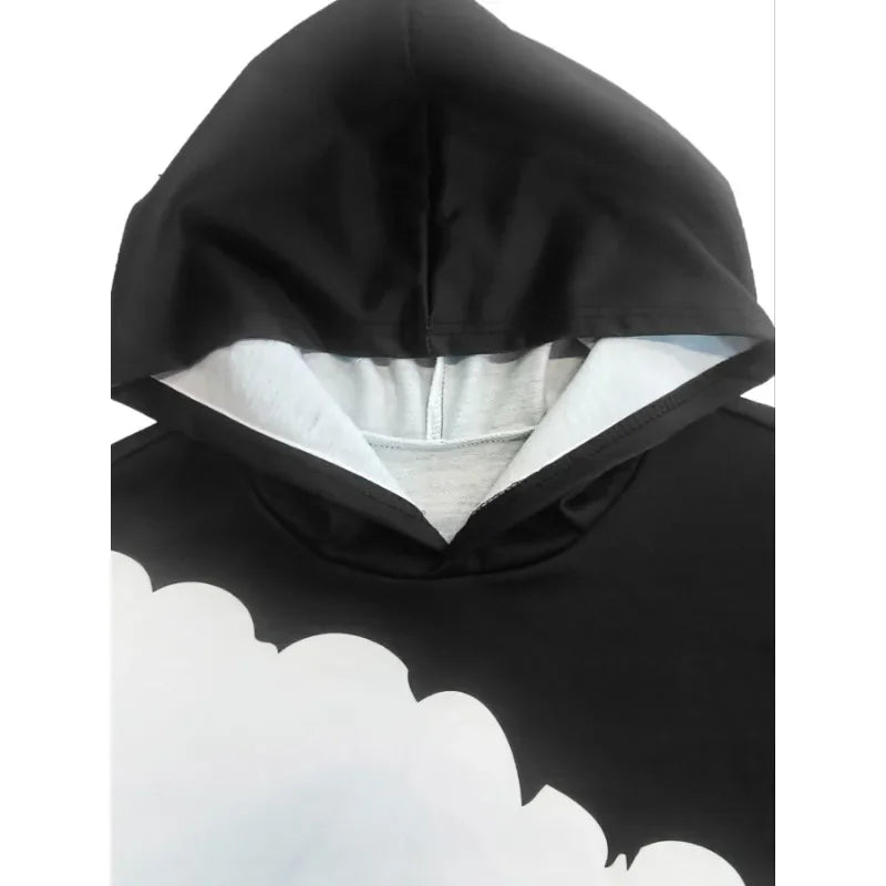 هودي مطبوع للنساء بمقاسات كبيرة - ملابس كاجوال من 1XL إلى 5XL