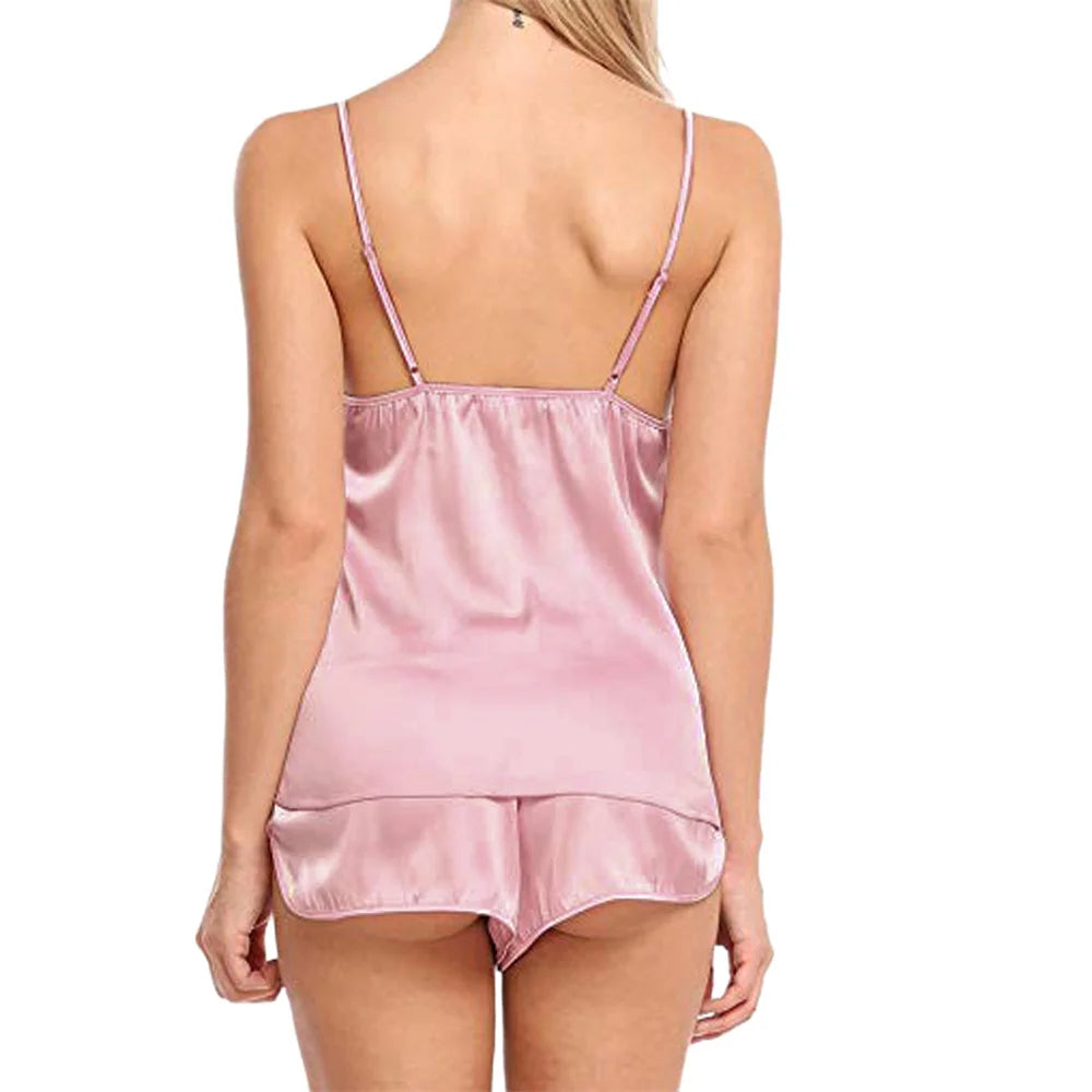Luna Satin Cami Set