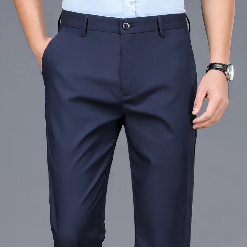 Men Black Smart Trousers