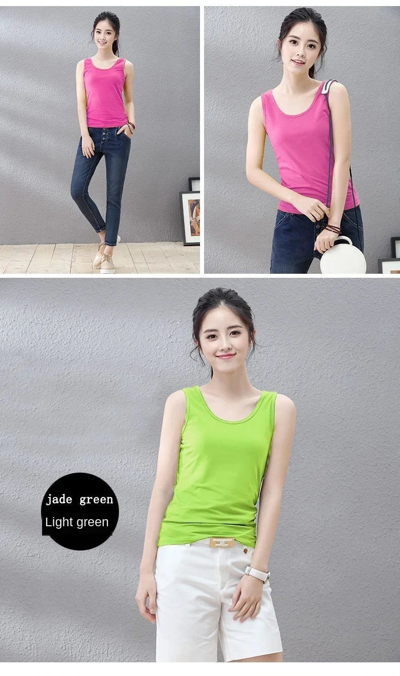 تانك توب نسائي من القطن