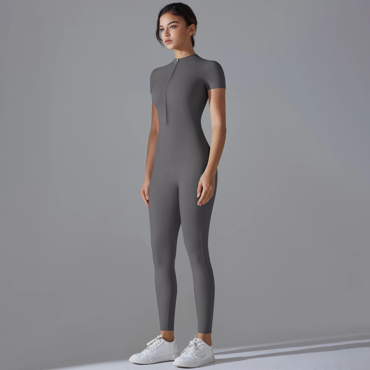Women's Breathable Sports Yoga Bodysuit – Quick Dry Fitness Jumpsuit