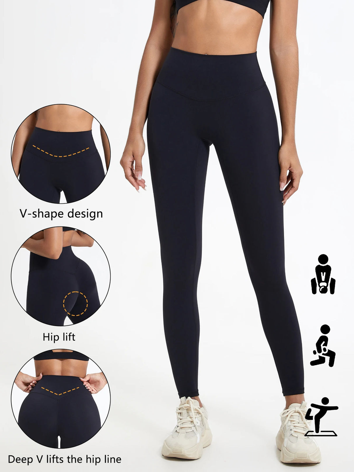 Hearuisavy High Waist Quick-Dry Women's Yoga Leggings – Super Soft Fabric
