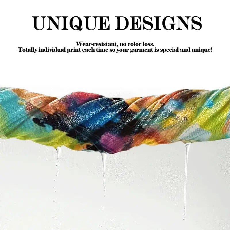 Women 3D Print V-Neck Tee