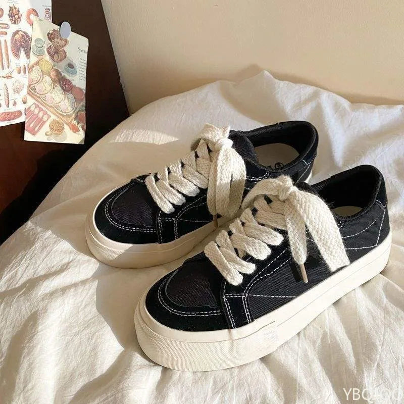 Women Canvas Shoes Flat Casual Sneakers