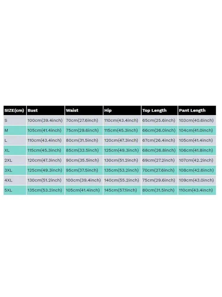 طقم بنطال مجوف بمقاسات كبيرة