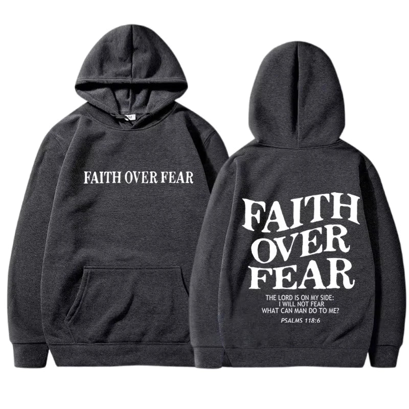 Men Faith Over Fear Hoodie