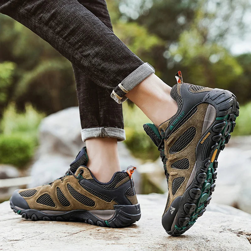 أحذية المشي لمسافات طويلة الخارجية القابلة للتنفس للرجال