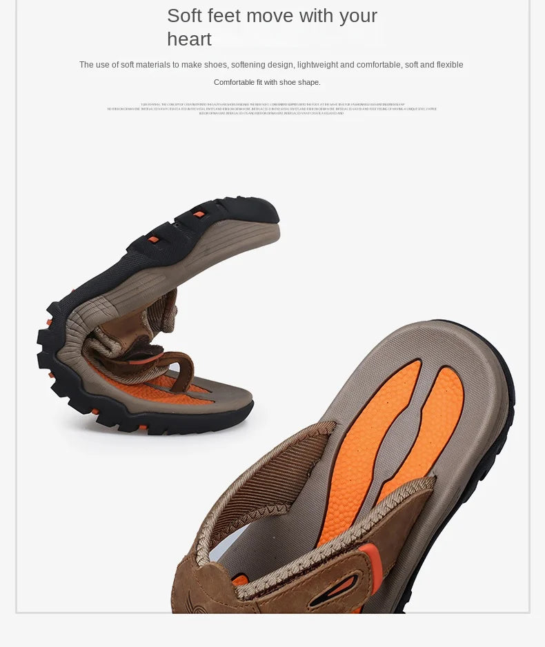 Heritage Leather Beach Sandals