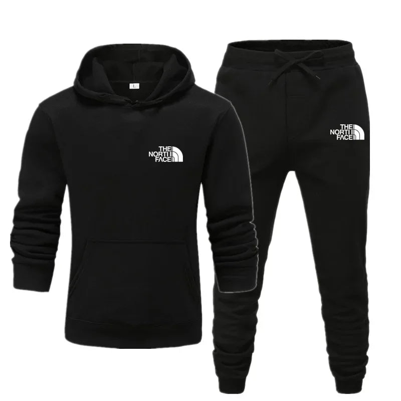 Unisex Printed Hooded Tracksuit