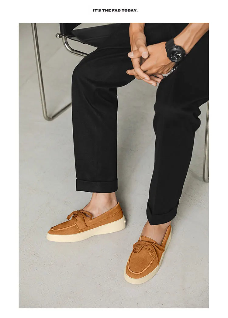 Men Suede Lightweight Driving Loafers
