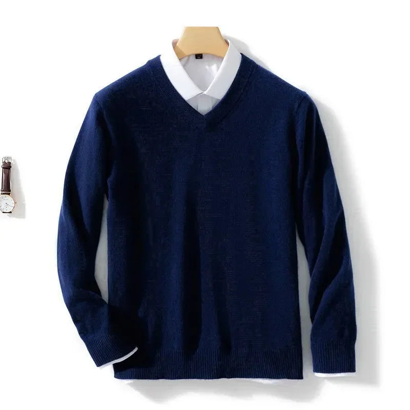 Men’s Wool Cashmere Pullover