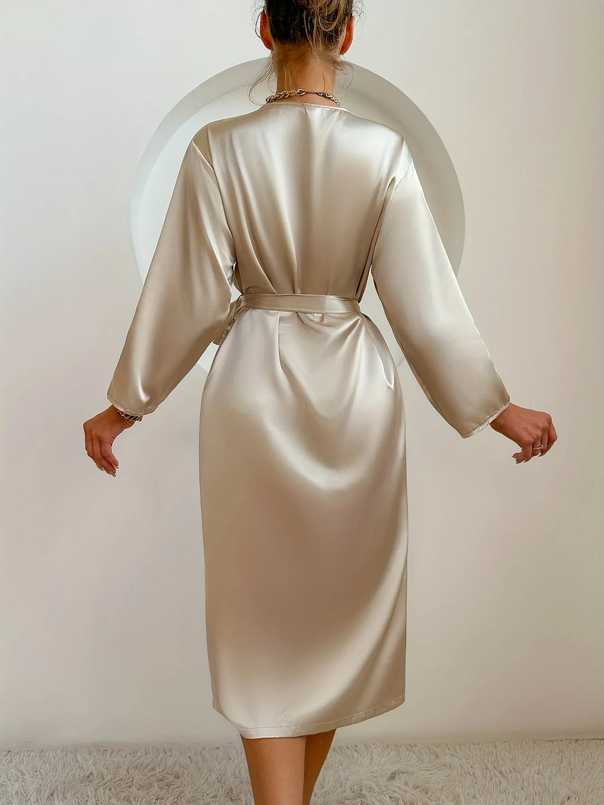 Bella Satin Lounge Robe