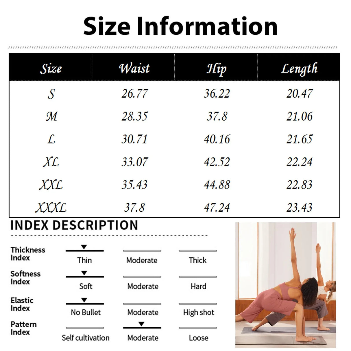 Women Capri Pants with Pockets Yoga Fit