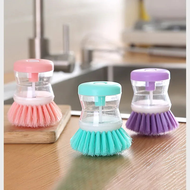 Dish Brush with Soap Dispenser