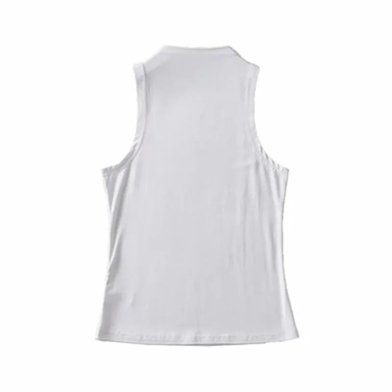 Solid Color Sleeveless Crop Tank Top