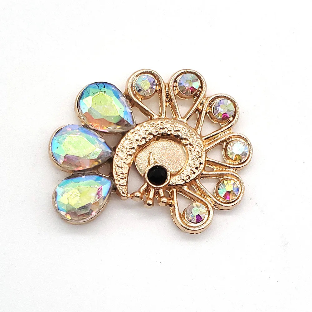 Women Bling Shoe Charms Crystal Chain Jewelry