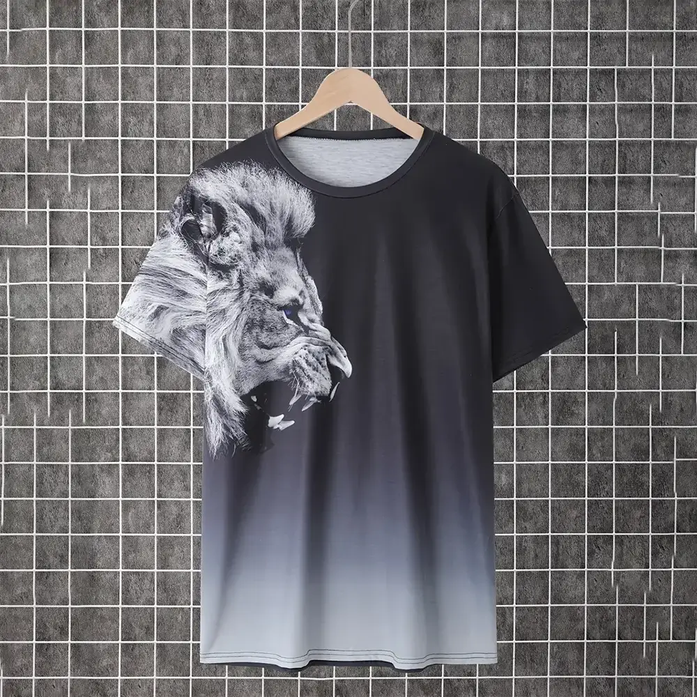 Lion Pattern Men's T-Shirt
