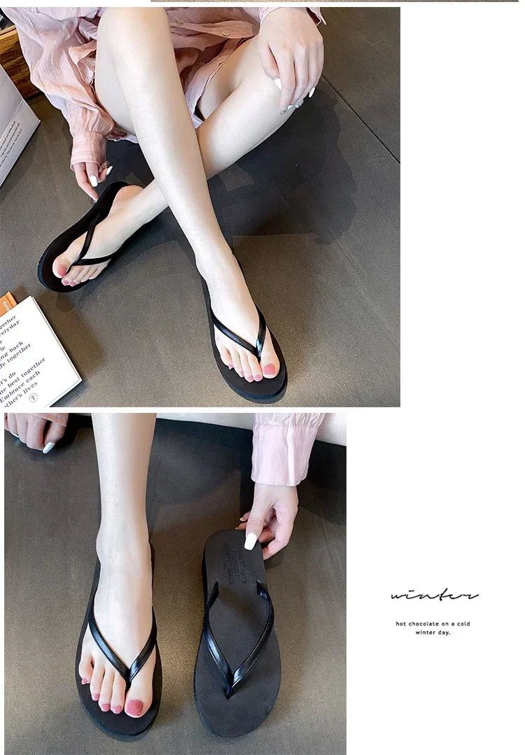 شباشب صيفية نسائية مانعة للانزلاق - شباشب للشاطئ والهواء الطلق