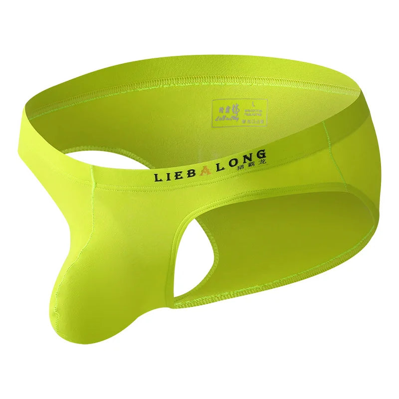 Men's Sexy Cotton Briefs – Seamless Low Rise