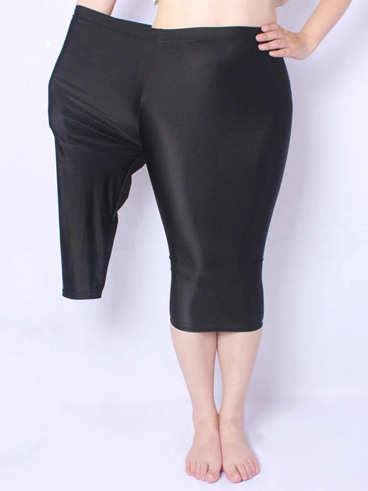 بنطال ليجنز نسائي من سباندكس لامع بلون النيون