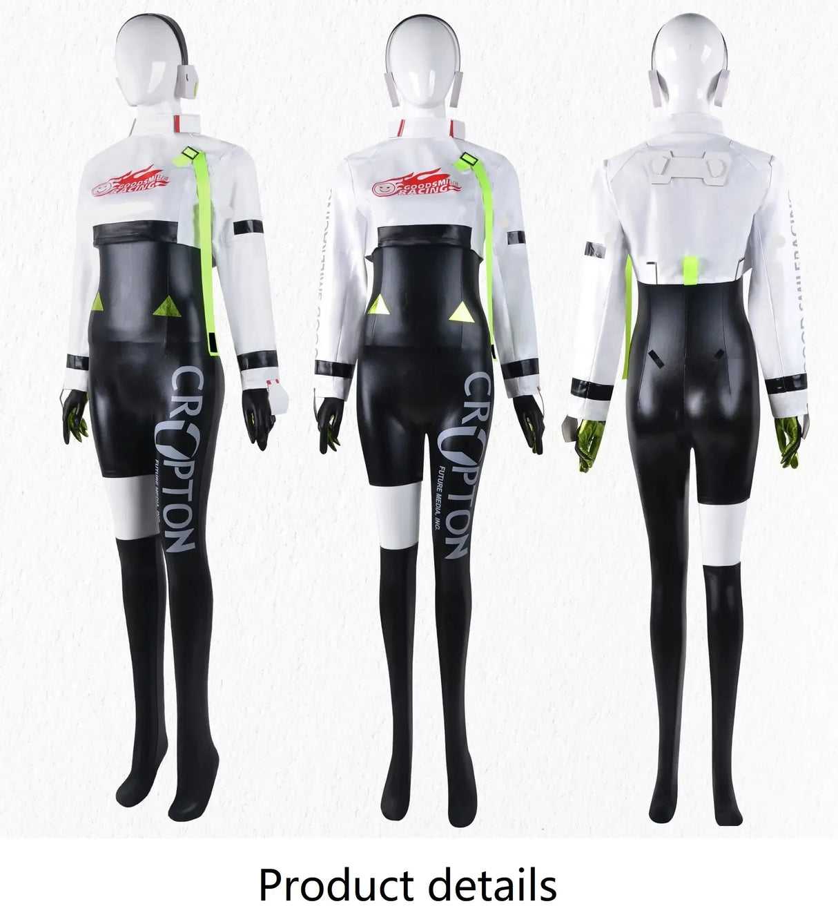 Hatsune Miku Racing Anime Cosplay Outfit