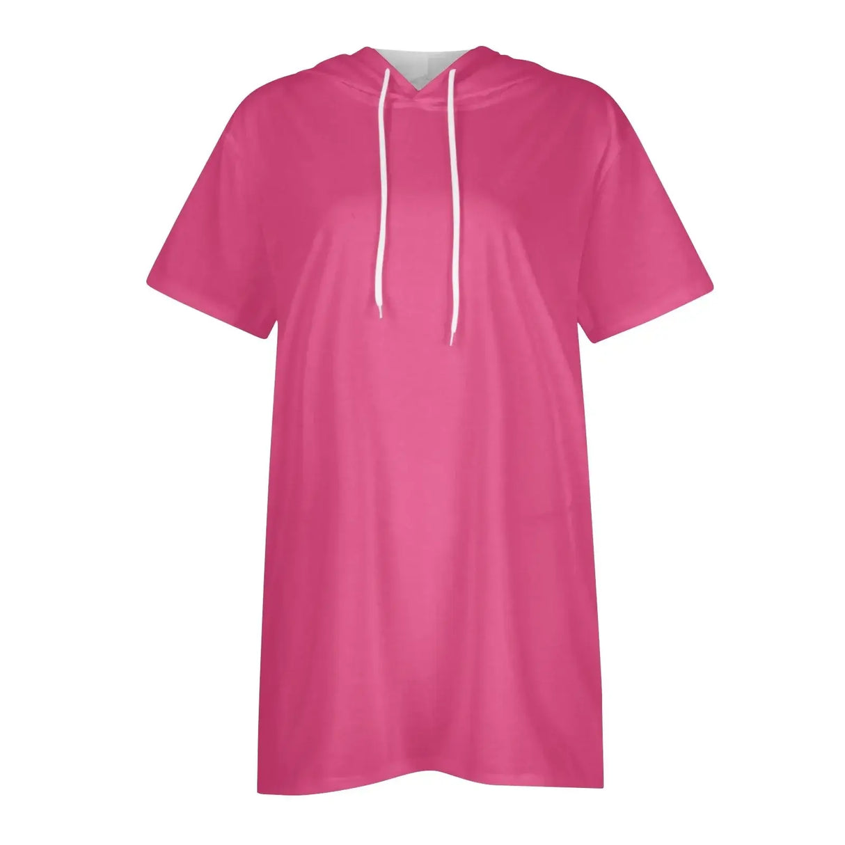 هودي نسائي كبير الحجم بأكمام قصيرة