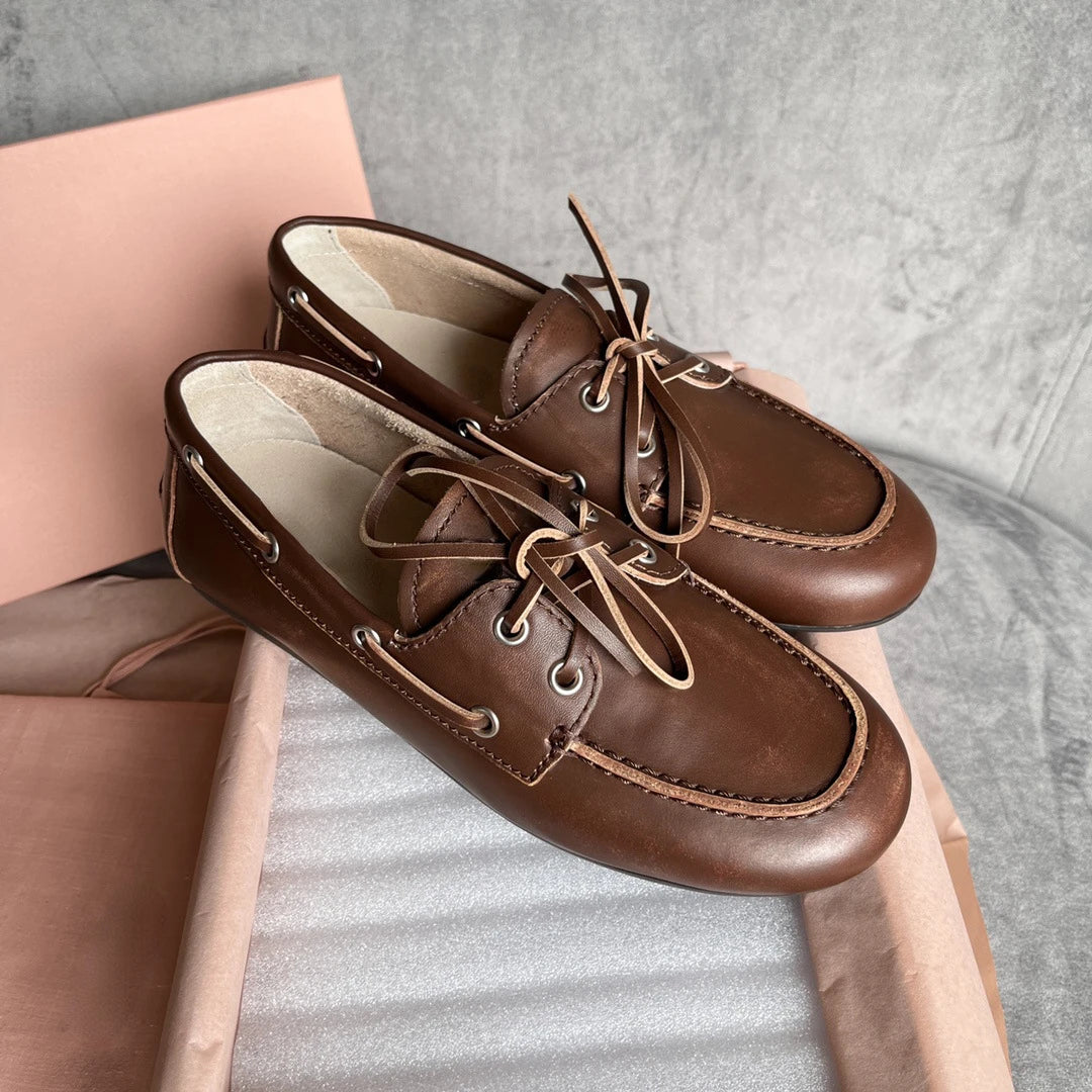 Soft Leather Slip-On Flats – Casual Women’s 2025