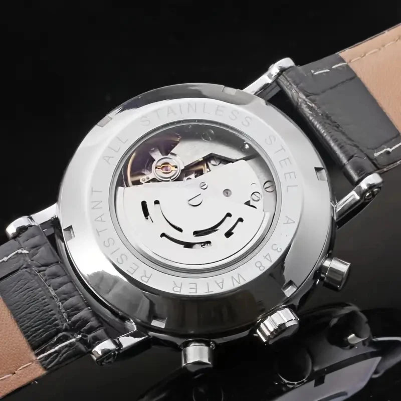 Men’s Skeleton Automatic Mechanical Watch