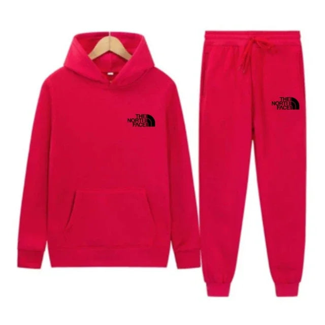 Unisex Printed Hooded Tracksuit