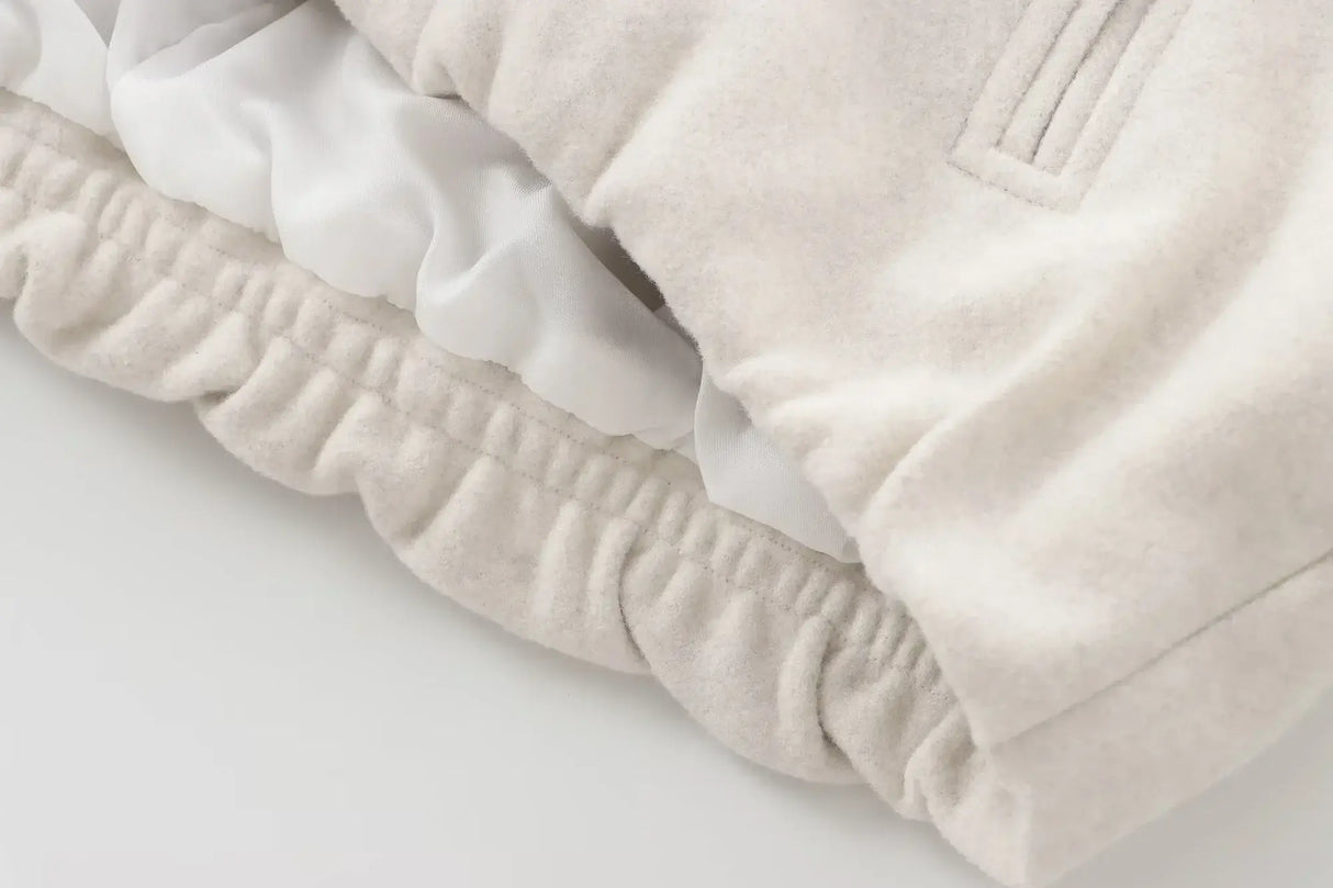 سترة بومبر نسائية قصيرة