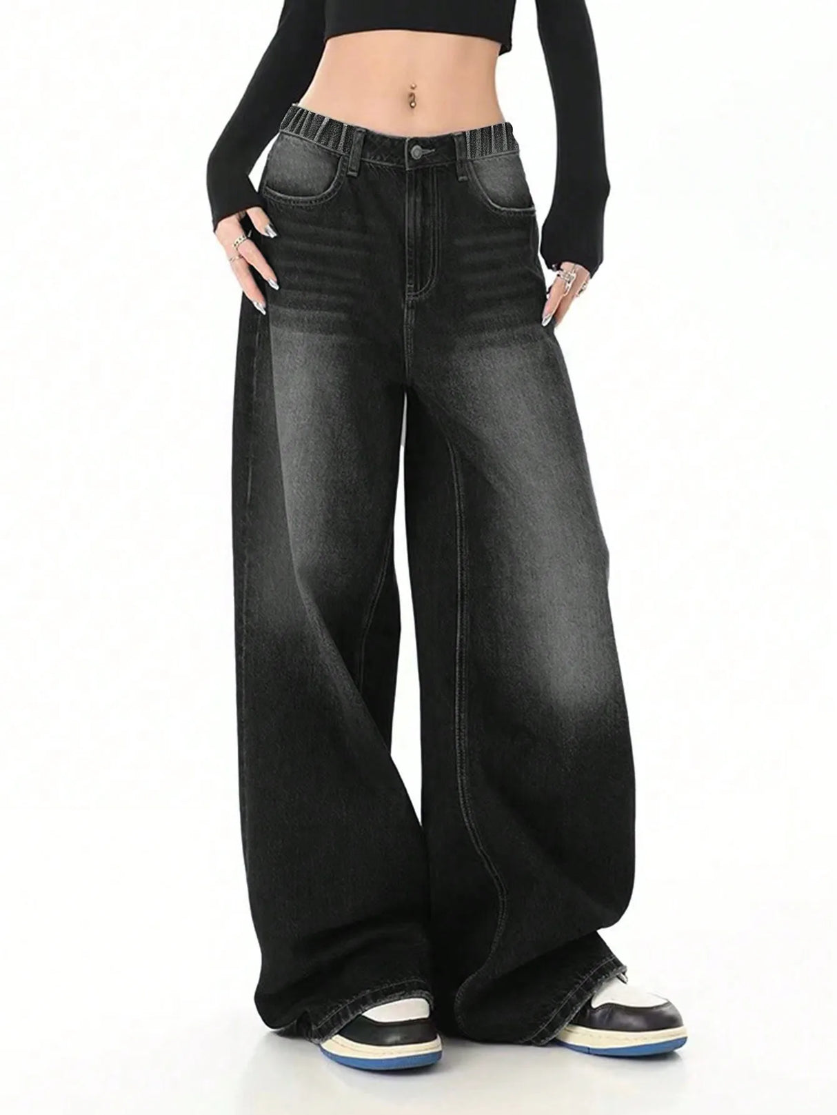 Women Vintage Teen Relaxed Jeans
