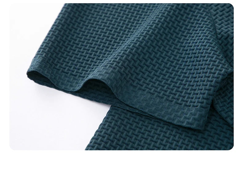 قميص بولو رجالي من الحرير الجليدي