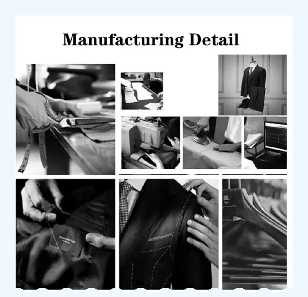 بدلة رجالية مخططة من قطعتين