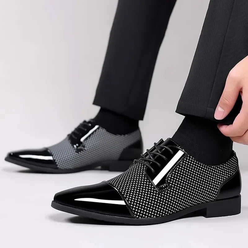 Royal Black Oxford Shoes