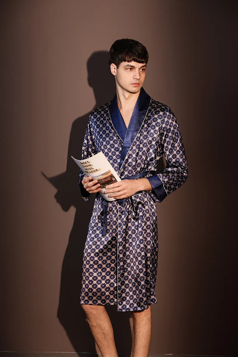 Elite Silk Lounge Robe