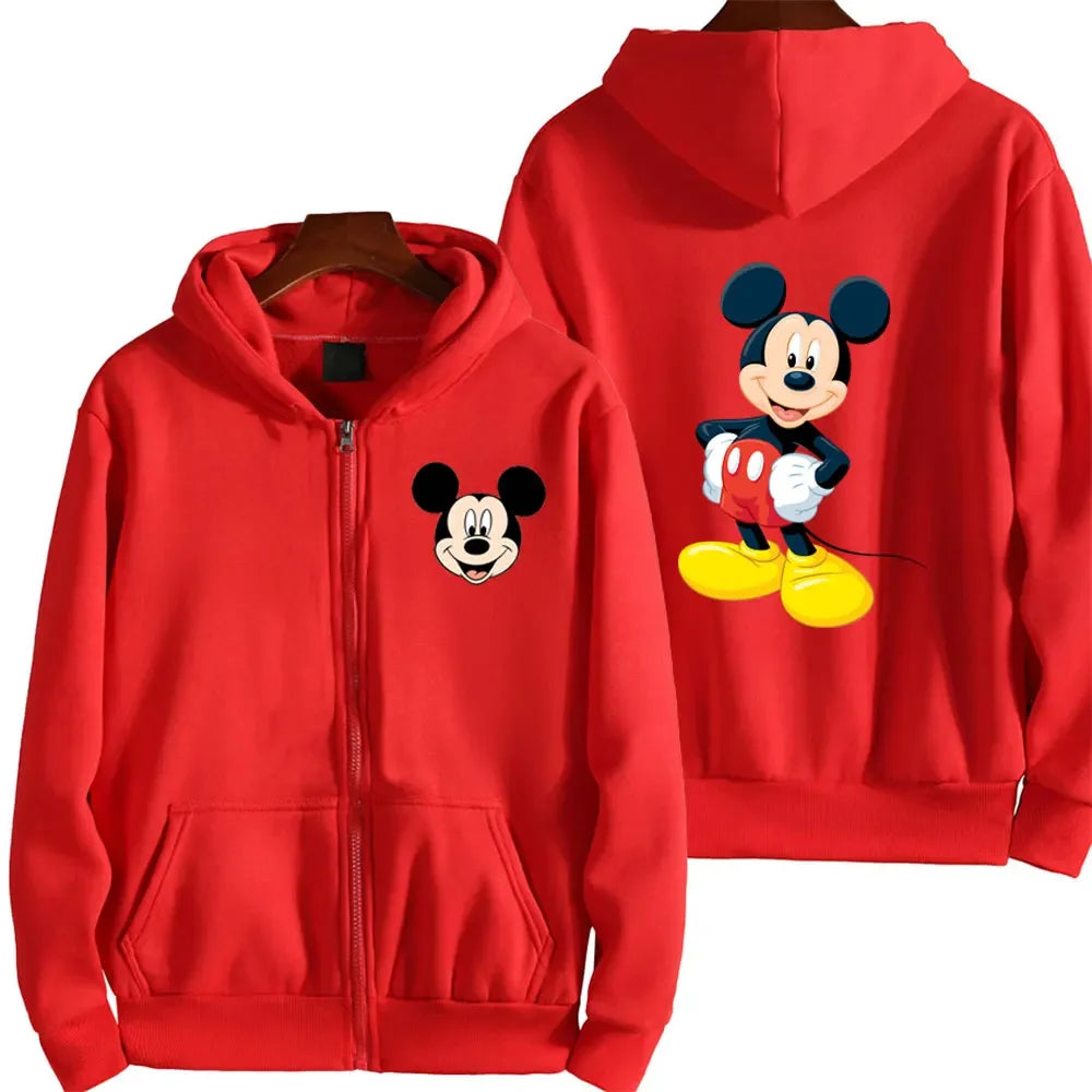 Oversized Mickey Zip Hoodie
