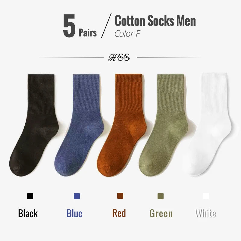 Men’s Cotton Business Dress Socks