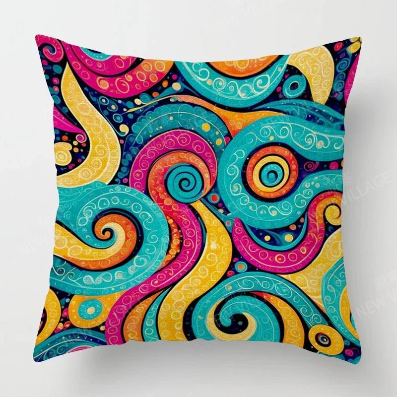 Abstract Sofa Pillow Cover | by Anwer Fancy | Worldwide Shipping