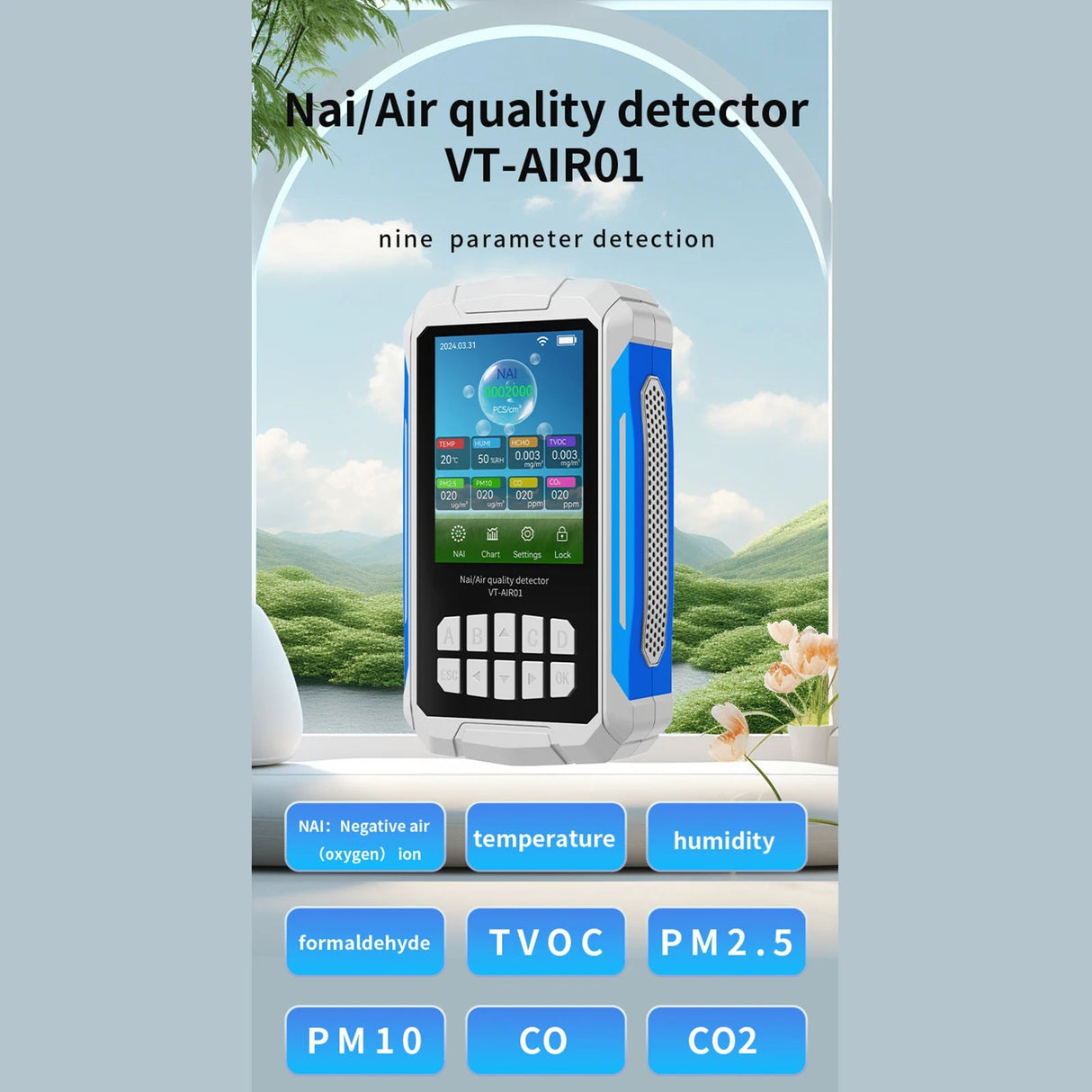 Air Quality Detector with Ionizer | by Anwer Fancy | Worldwide Shipping