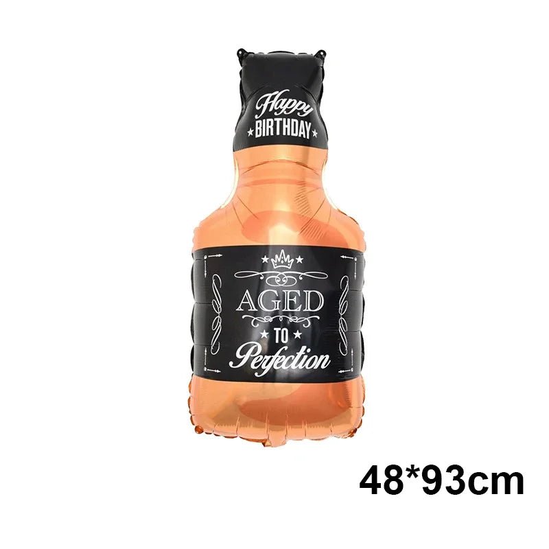 Big Champagne Foil Balloon | by Anwer Fancy | Worldwide Shipping