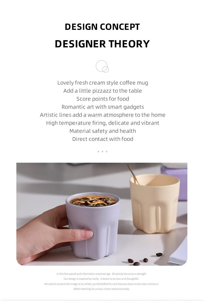 Bincoo Ceramic Coffee Mug Set (260ml) | by Anwer Fancy | Worldwide Shipping