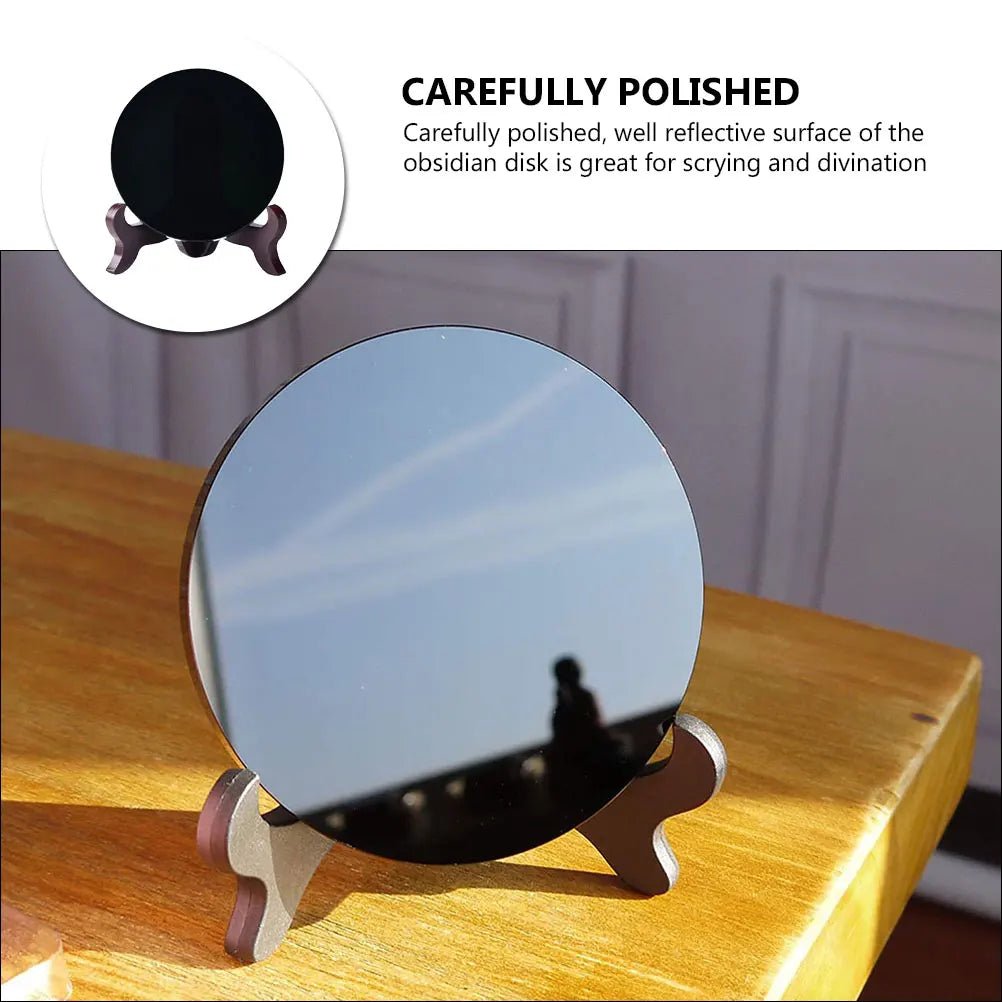 Black Scrying Mirror | by Anwer Fancy | Worldwide Shipping