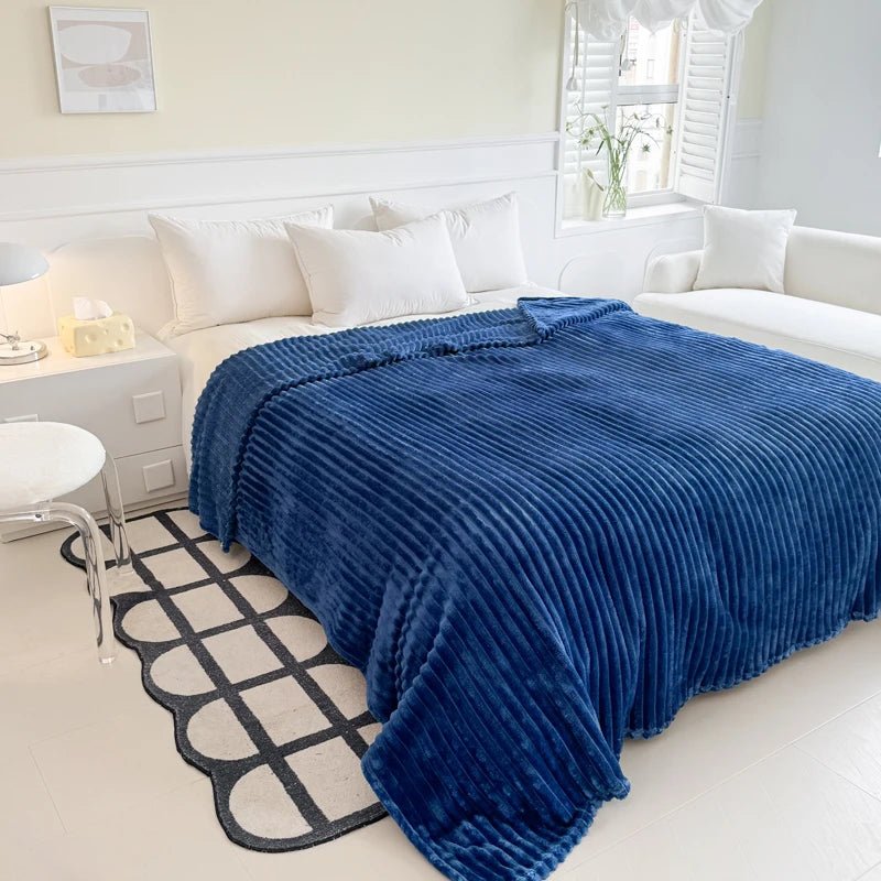 Blue Striped Blanket | by Anwer Fancy | Worldwide Shipping