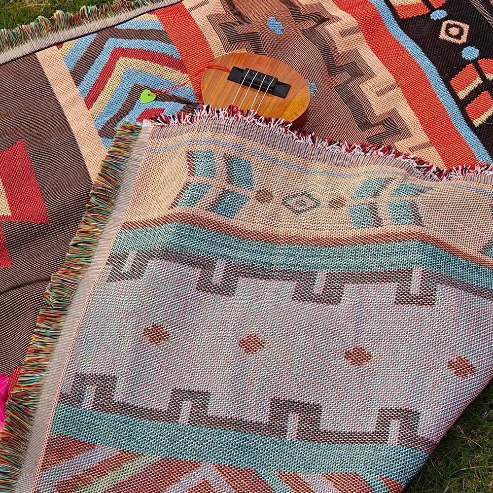Bohemian Travel Blanket | by Anwer Fancy | Worldwide Shipping