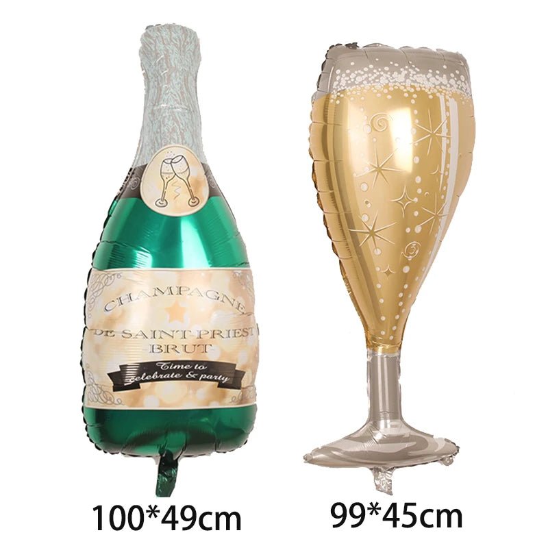 Champagne Goblet Helium Balloon | by Anwer Fancy | Worldwide Shipping
