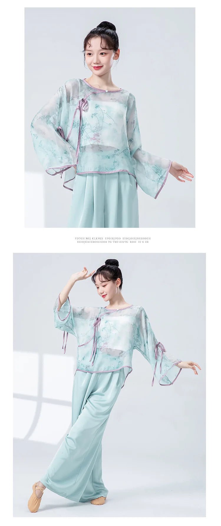 Classical Dance Tie - Dye Blouse | by Anwer Fancy | Worldwide Shipping