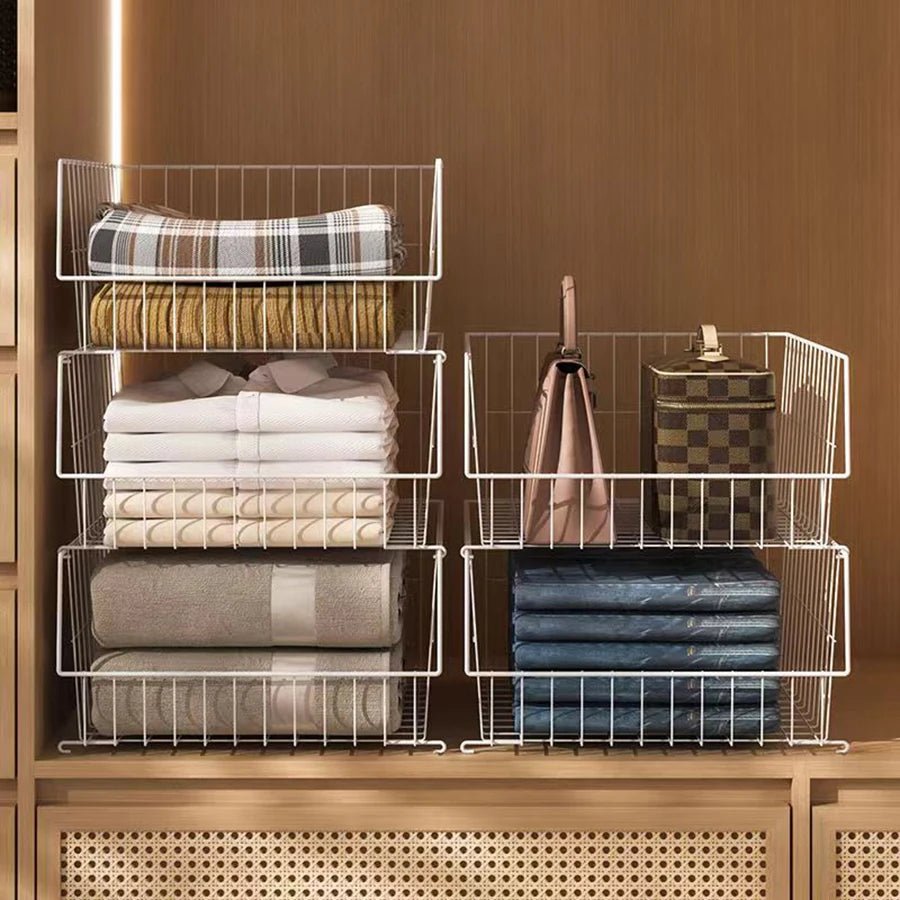 Closet Wire Storage Baskets | by Anwer Fancy | Worldwide Shipping