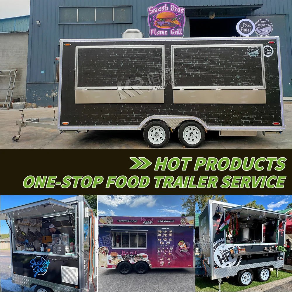 Custom Mobile Food Trailer | by Anwer Fancy | Worldwide Shipping