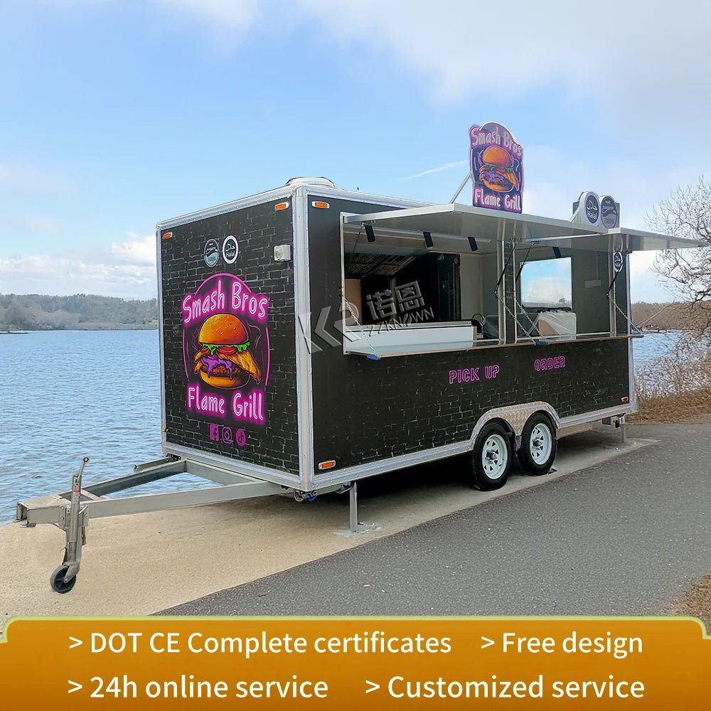 Custom Mobile Food Trailer | by Anwer Fancy | Worldwide Shipping
