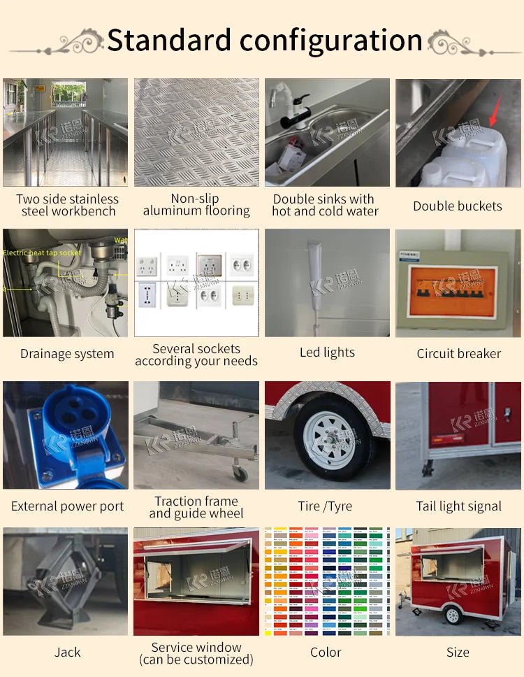 Custom Mobile Food Trailer | by Anwer Fancy | Worldwide Shipping